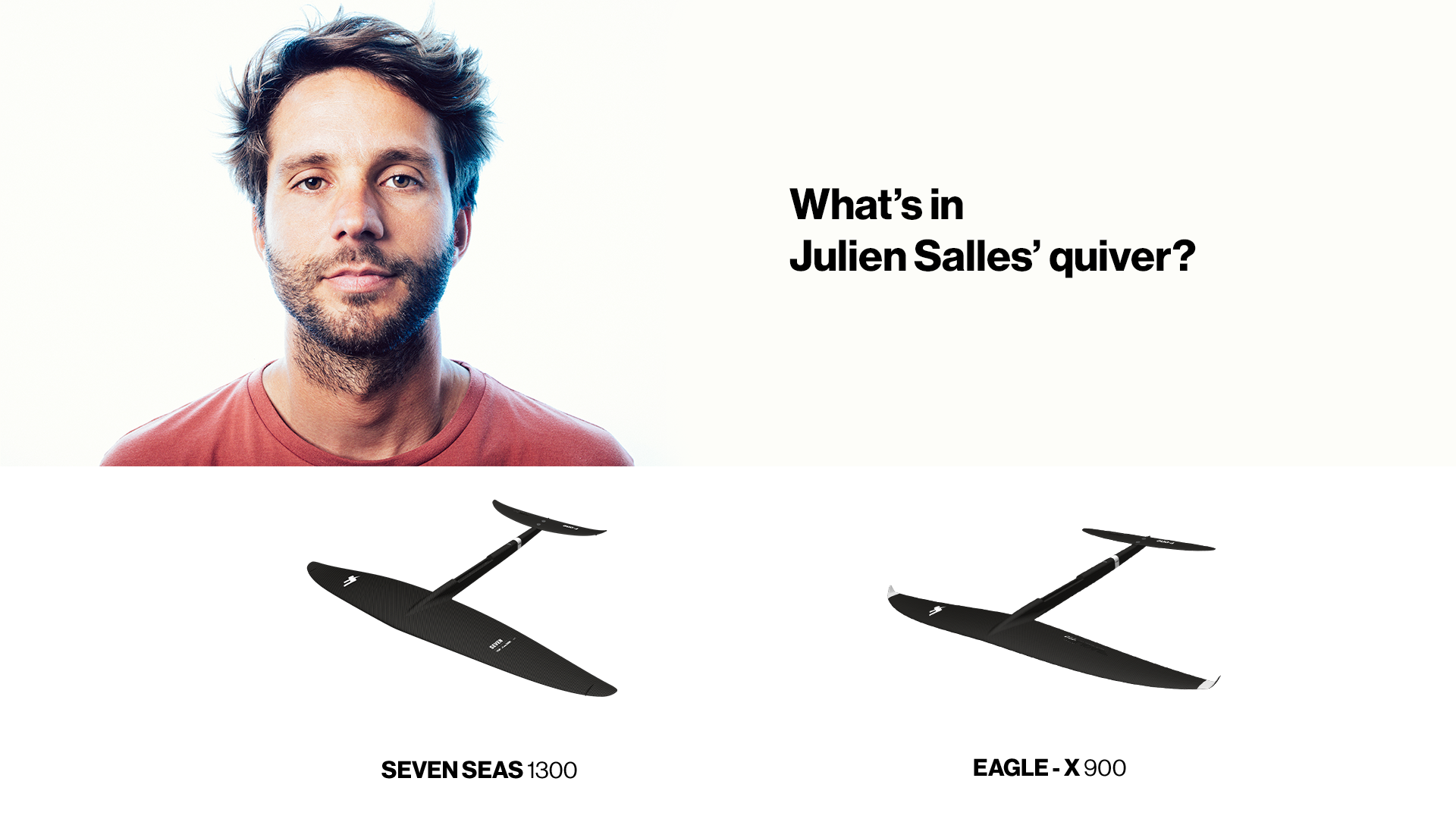 Пример quiver F-ONE с SEVEN SEAS, EAGLE X и SK8